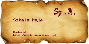 Szkala Maja névjegykártya